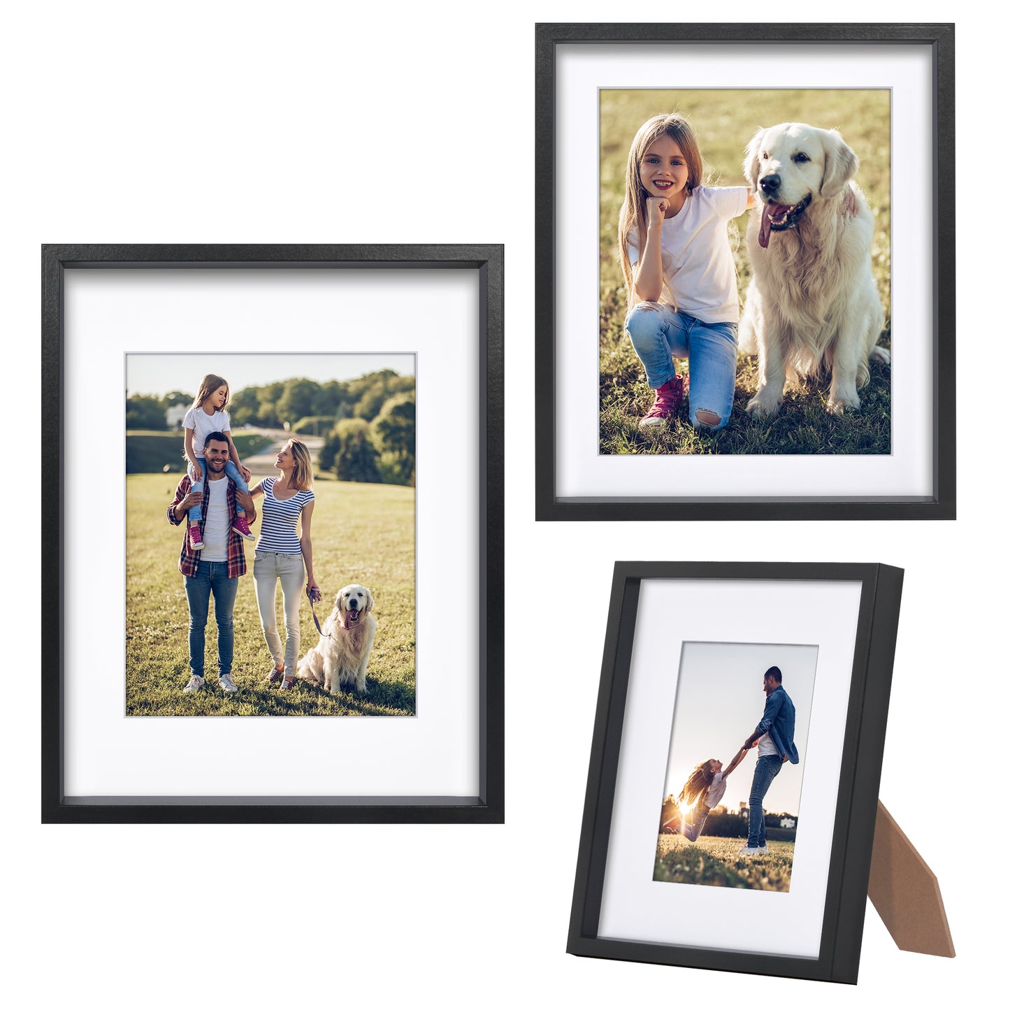 Picture Frame Set of 3 | Gallery Wall Decor | Protective Glass | Modern Style