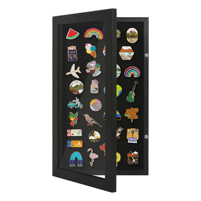 Silhouette Pin Display Case — 15x8.5 / Black