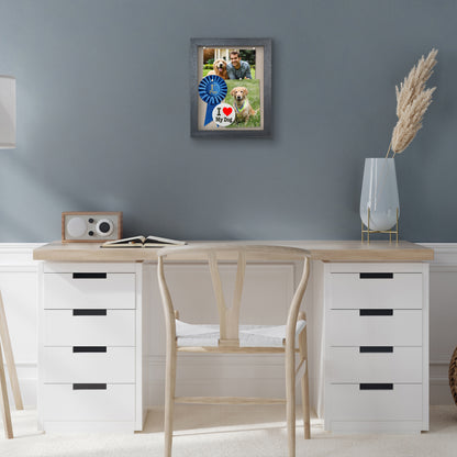 Front Loading Shadow Box Frame | Display Case for Keepsakes | Wall Art Decor