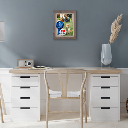 Front Loading Shadow Box Frame | Display Case for Keepsakes | Wall Art Decor