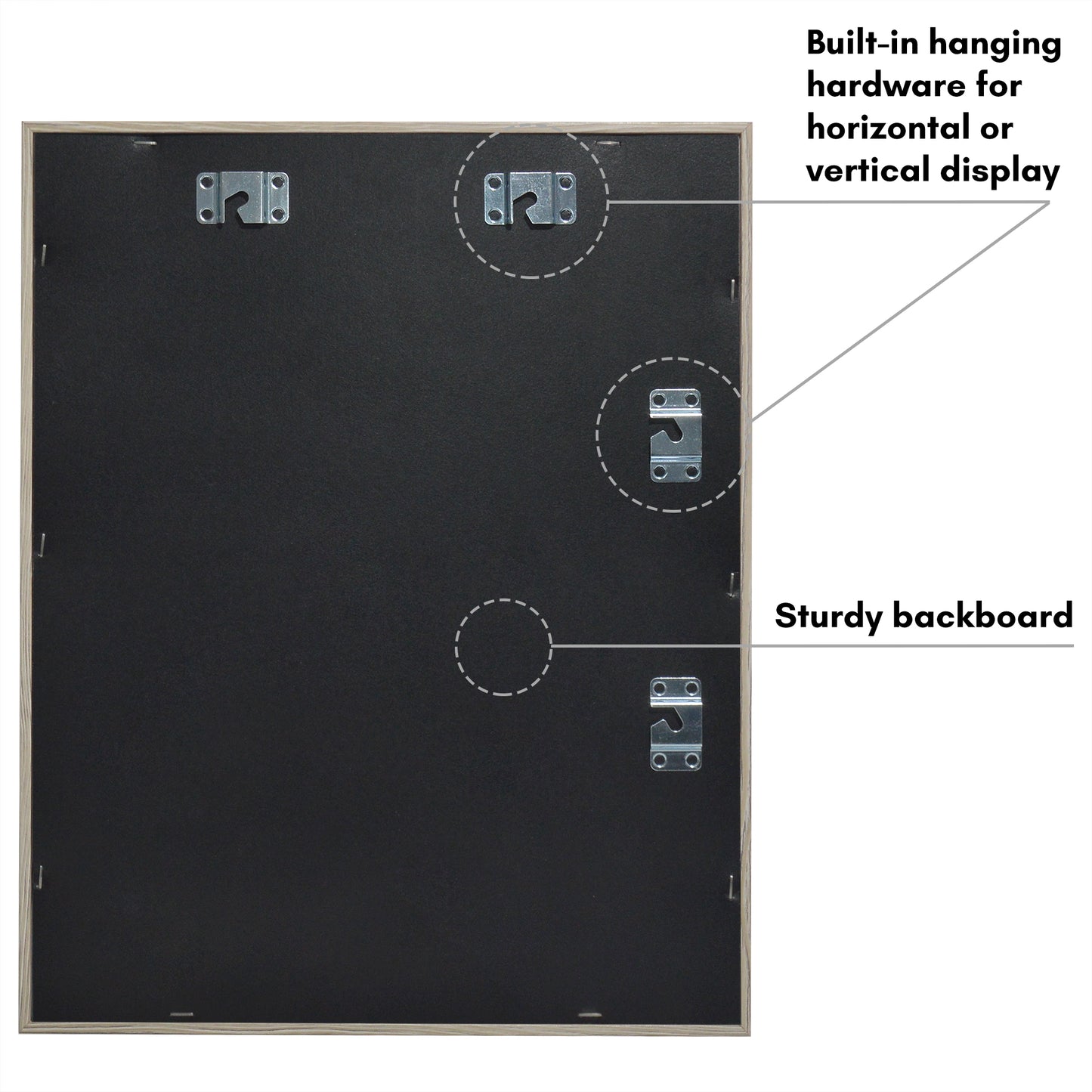 Front Loading Shadow Box Frame | Display Case for Keepsakes | Wall Art Decor