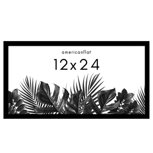 Poster Frame with Wood | Art Print Display | Shatter Resistant Plexiglass Decor