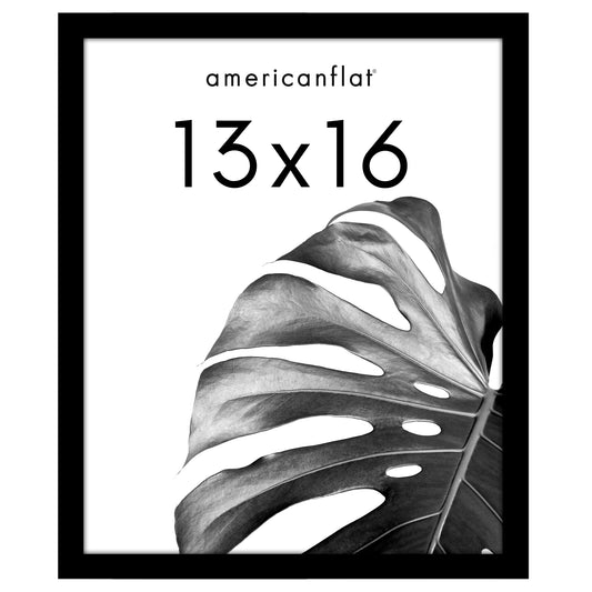 Poster Frame with Wood | Art Print Display | Shatter Resistant Plexiglass Decor