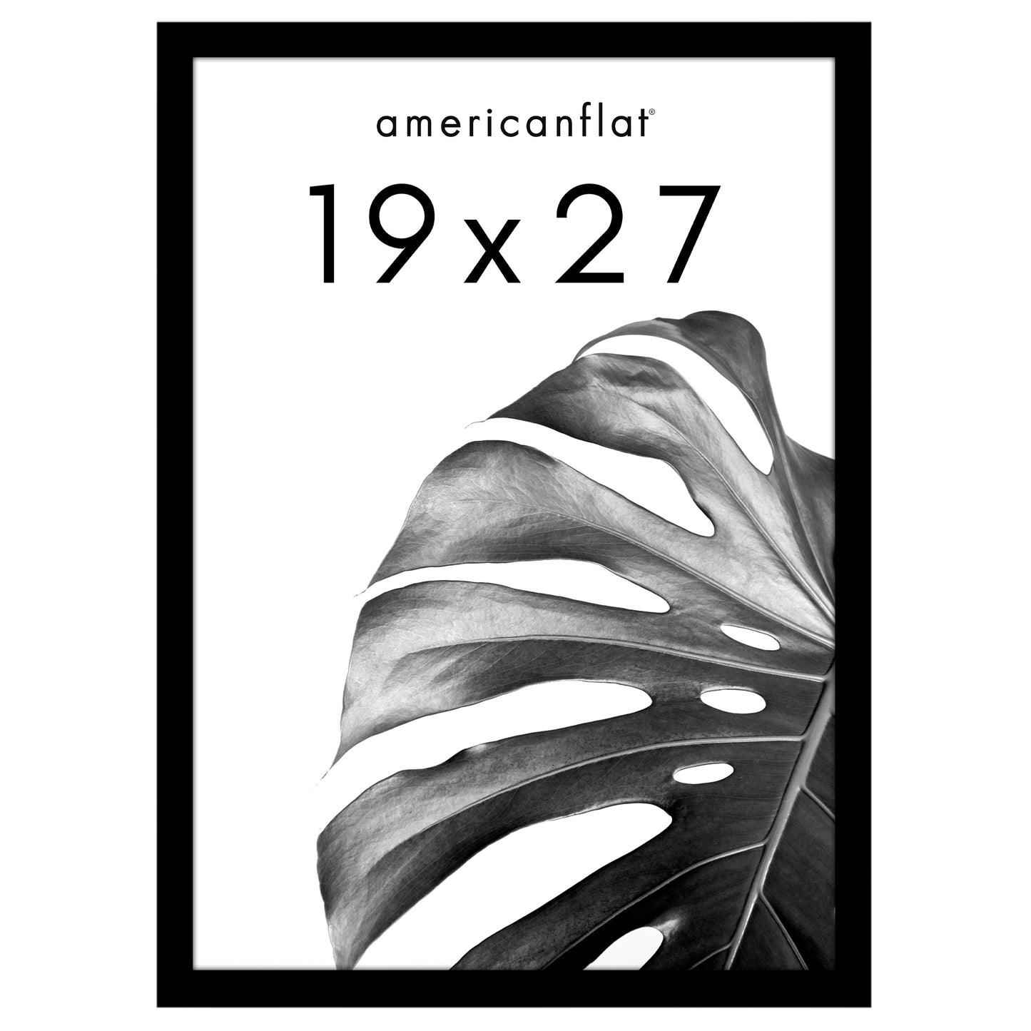 Poster Frame with Wood | Art Print Display | Shatter Resistant Plexiglass Decor