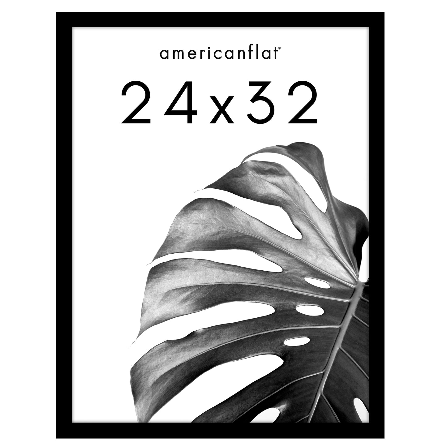 Poster Frame with Wood | Art Print Display | Shatter Resistant Plexiglass Decor