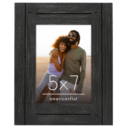 Picture Frame | Rustic Farmhouse Style | Distressed Wood Look | Wall Decor