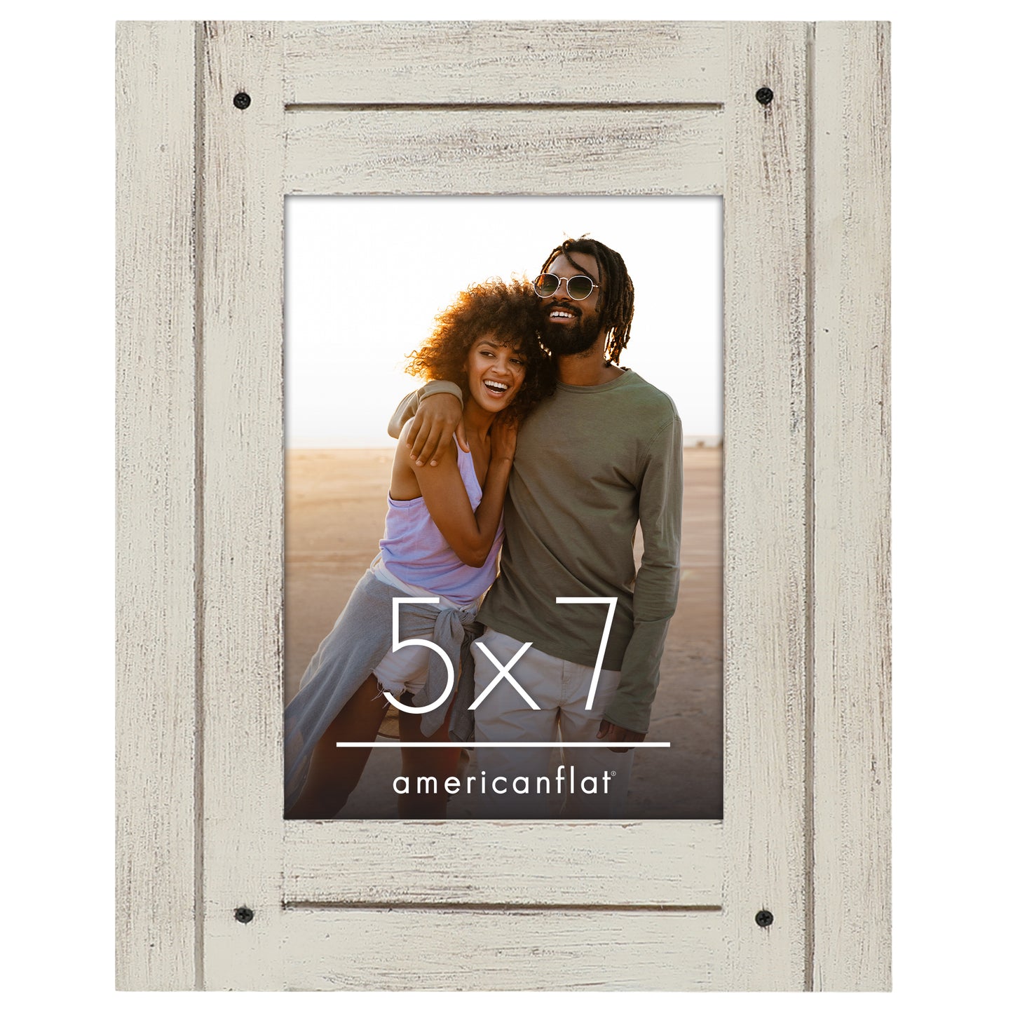 Picture Frame | Rustic Farmhouse Style | Distressed Wood Look | Wall Decor