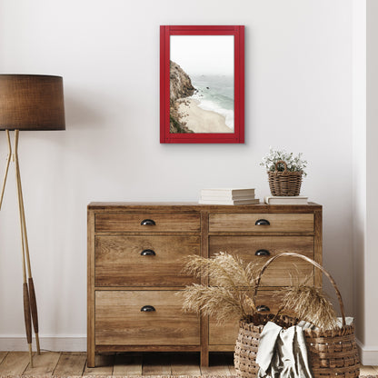 Picture Frame | Rustic Textured Wood | Shatter-Resistant Glass | Easel Back