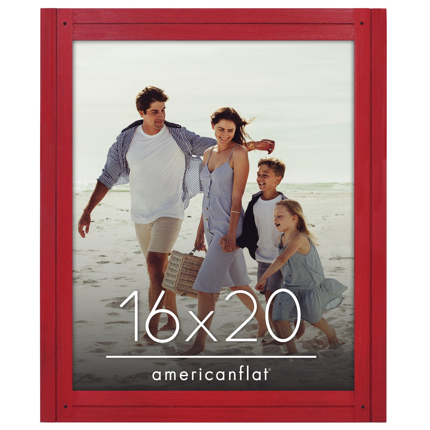 Picture Frame | Rustic Textured Wood | Shatter-Resistant Glass | Easel Back