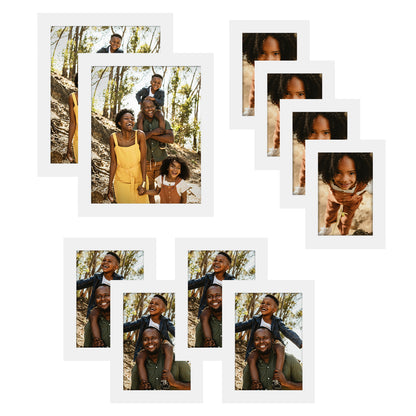 10 Piece Gallery Wall Picture Frame Set | Choose Your Color