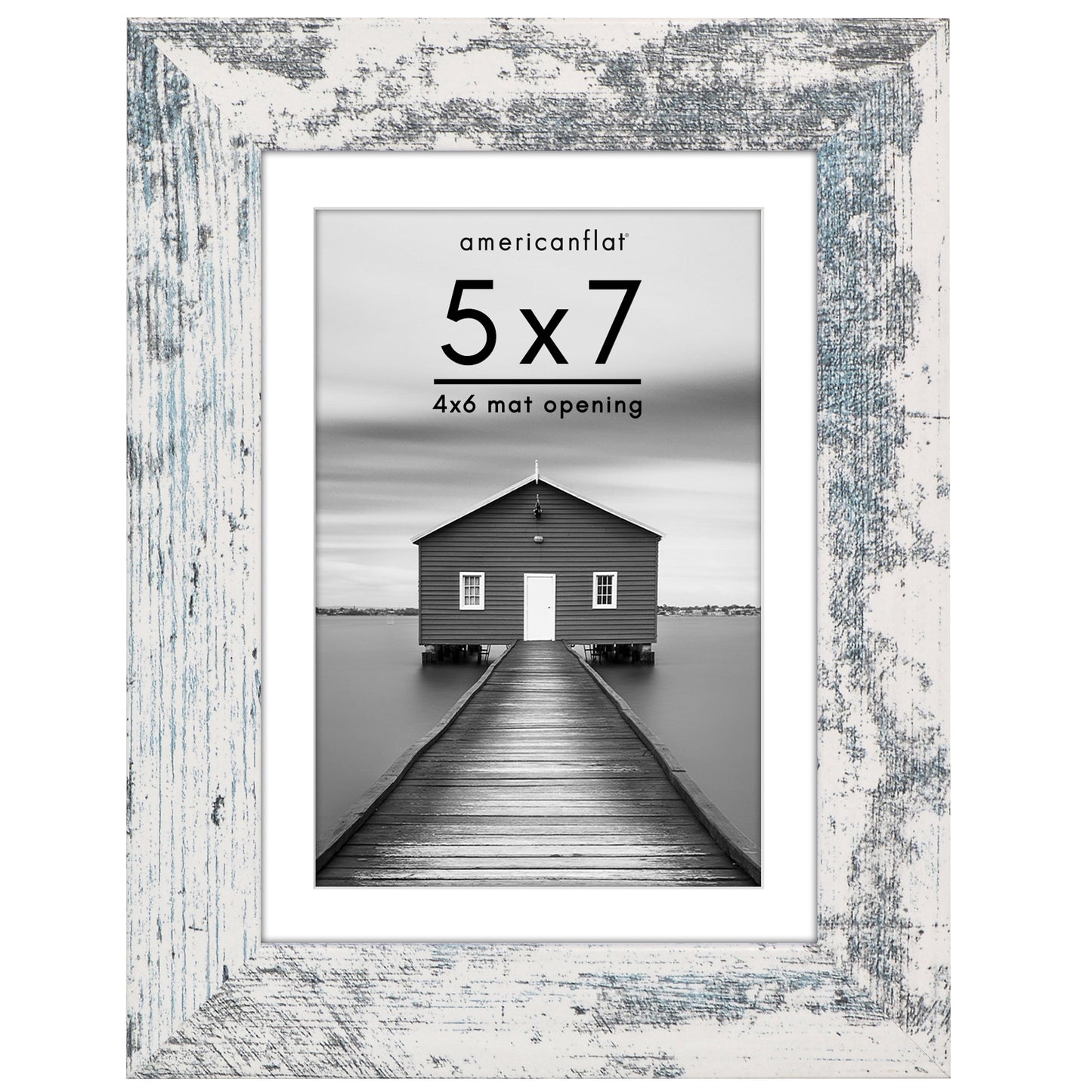 Picture Frame | Wide Molding | Included Mat | Shatter-Resistant Glass | Wall Decor