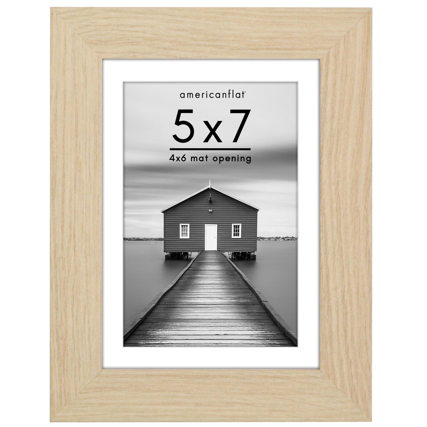 Picture Frame | Wide Molding | Included Mat | Shatter-Resistant Glass | Wall Decor