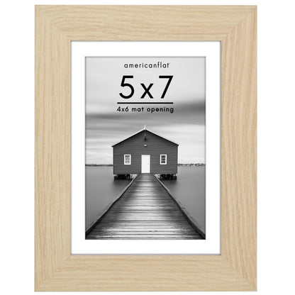 Picture Frame | Wide Molding | Included Mat | Shatter-Resistant Glass | Wall Decor