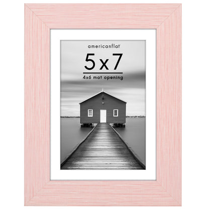 Picture Frame | Wide Molding | Included Mat | Shatter-Resistant Glass | Wall Decor