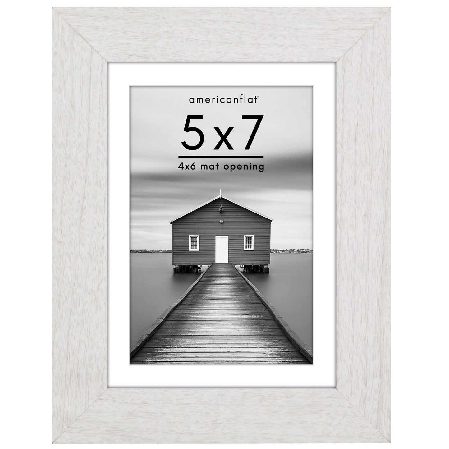 Picture Frame | Wide Molding | Included Mat | Shatter-Resistant Glass | Wall Decor