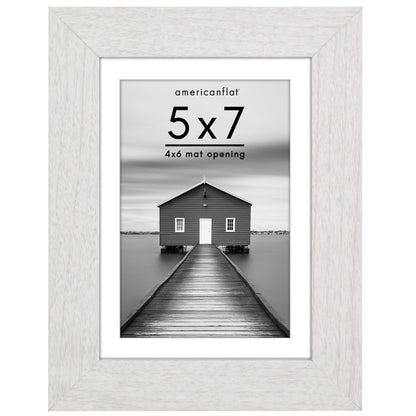 Picture Frame | Wide Molding | Included Mat | Shatter-Resistant Glass | Wall Decor