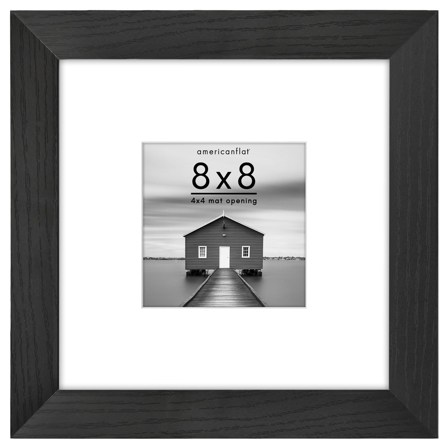 Picture Frame | Wide Molding | Included Mat | Shatter-Resistant Glass | Wall Decor