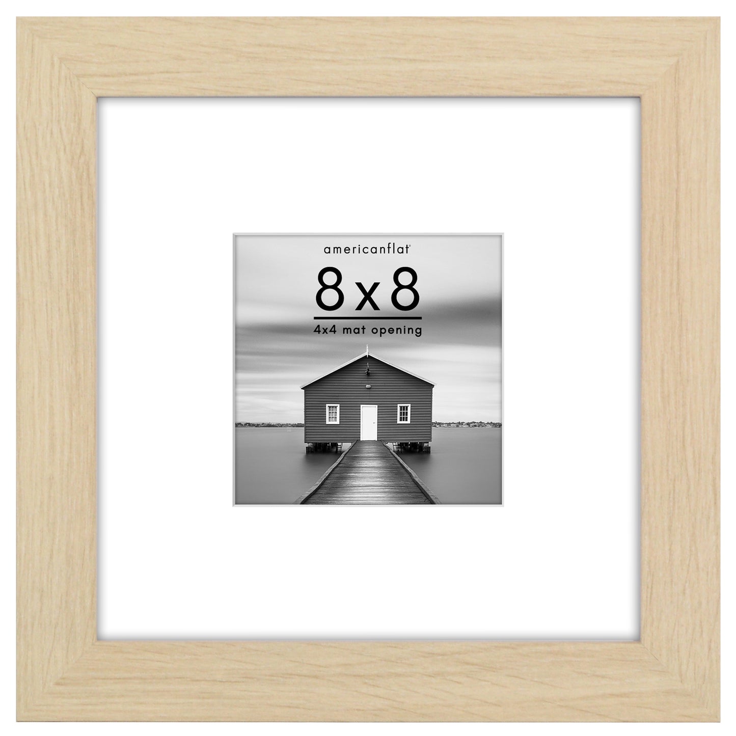 Picture Frame | Wide Molding | Included Mat | Shatter-Resistant Glass | Wall Decor