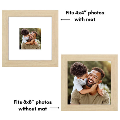 Picture Frame | Wide Molding | Included Mat | Shatter-Resistant Glass | Wall Decor