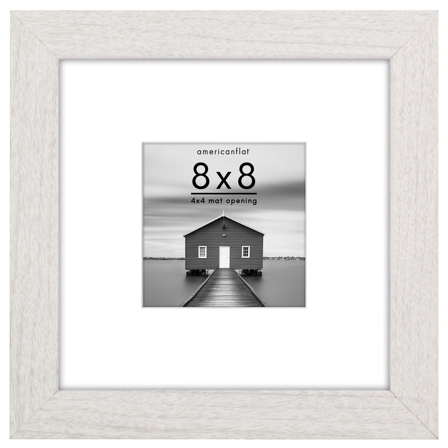 Picture Frame | Wide Molding | Included Mat | Shatter-Resistant Glass | Wall Decor