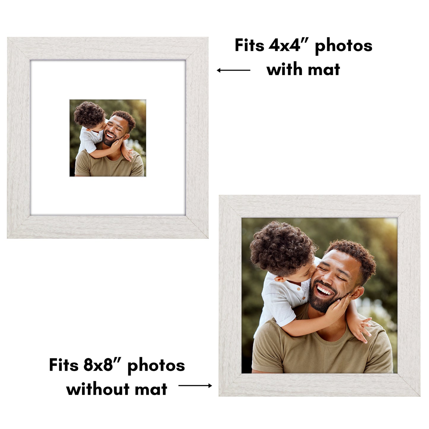 Picture Frame | Wide Molding | Included Mat | Shatter-Resistant Glass | Wall Decor