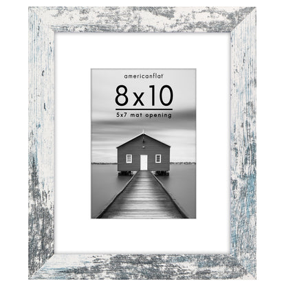 Picture Frame | Wide Molding | Included Mat | Shatter-Resistant Glass | Wall Decor