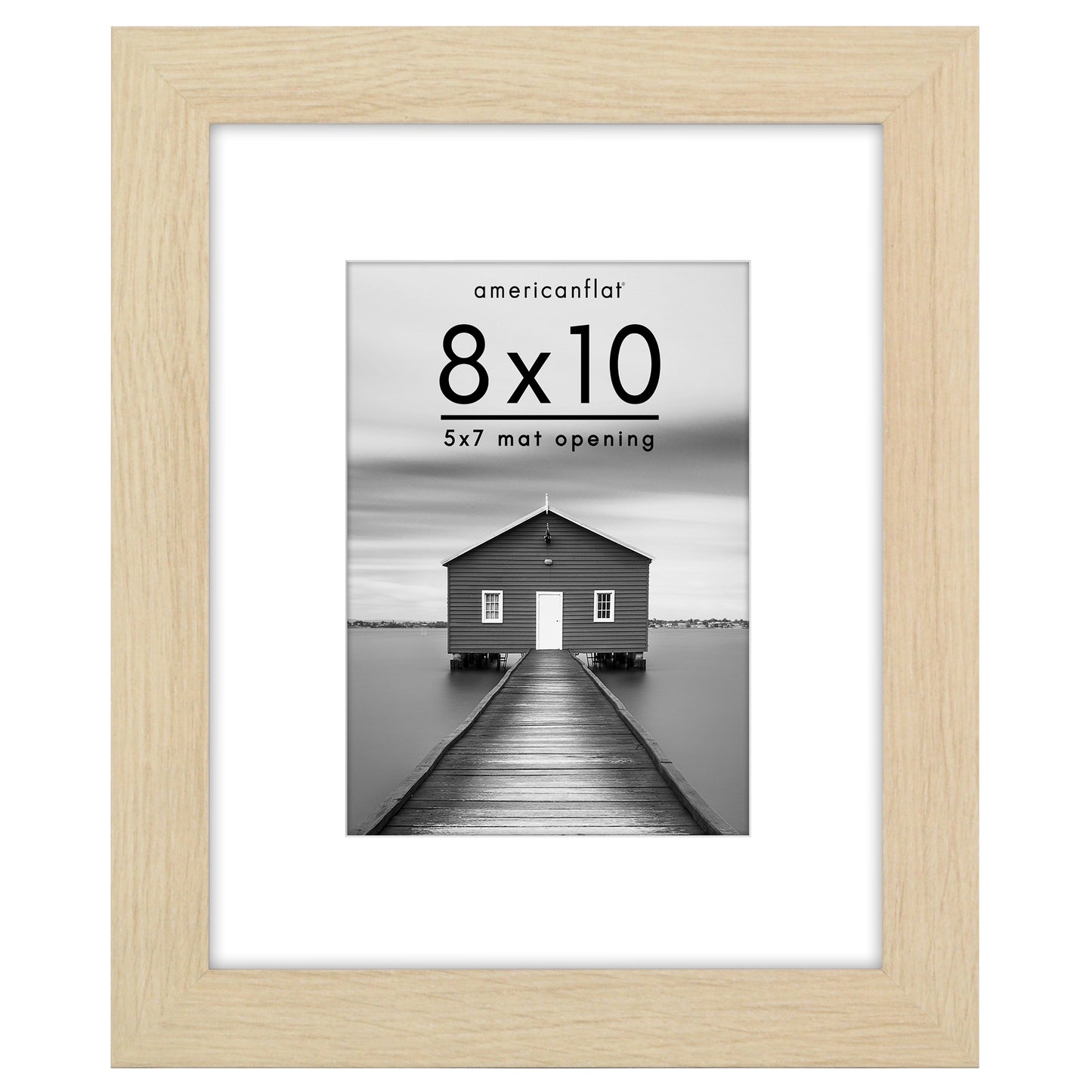 Picture Frame | Wide Molding | Included Mat | Shatter-Resistant Glass | Wall Decor