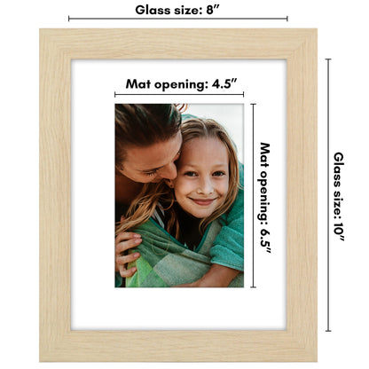 Picture Frame | Wide Molding | Included Mat | Shatter-Resistant Glass | Wall Decor