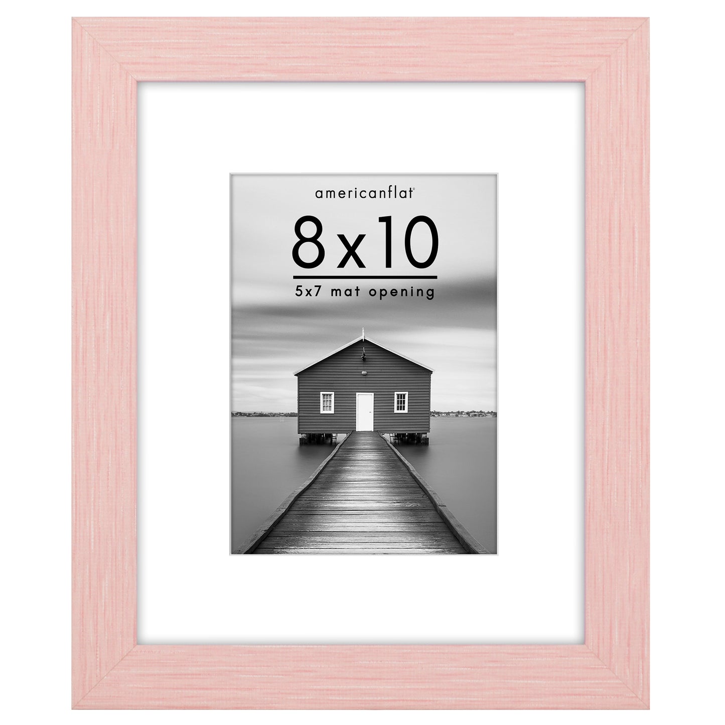 Picture Frame | Wide Molding | Included Mat | Shatter-Resistant Glass | Wall Decor