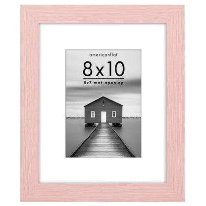 Picture Frame | Wide Molding | Included Mat | Shatter-Resistant Glass | Wall Decor