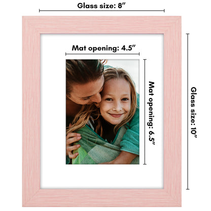 Picture Frame | Wide Molding | Included Mat | Shatter-Resistant Glass | Wall Decor