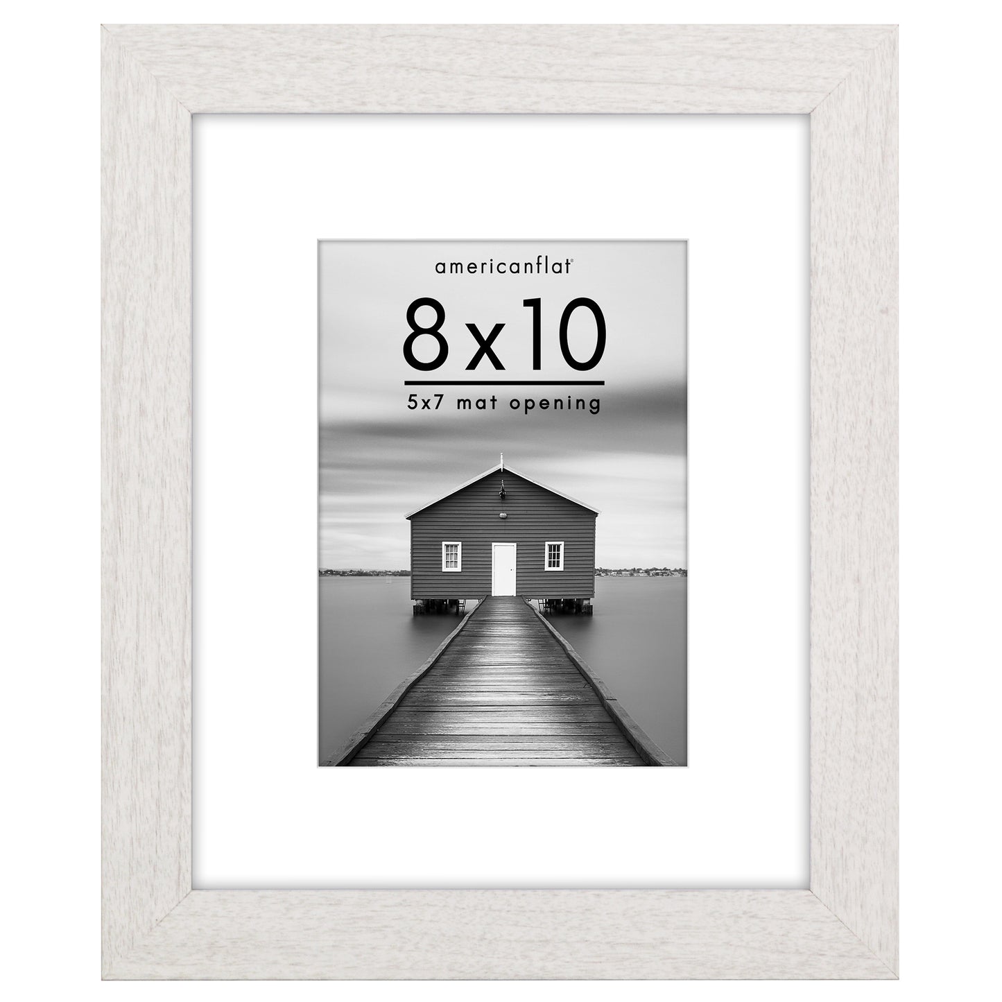 Picture Frame | Wide Molding | Included Mat | Shatter-Resistant Glass | Wall Decor