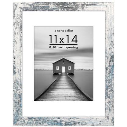Picture Frame | Wide Molding | Included Mat | Shatter-Resistant Glass | Wall Decor