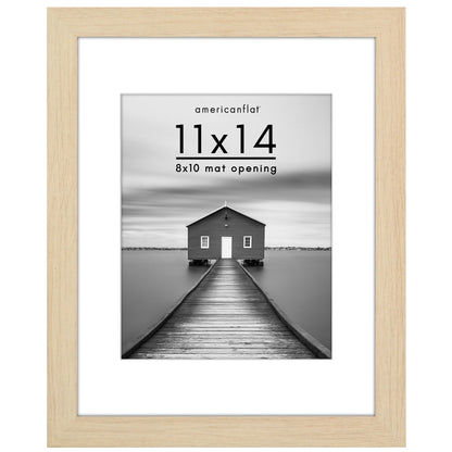 Picture Frame | Wide Molding | Included Mat | Shatter-Resistant Glass | Wall Decor