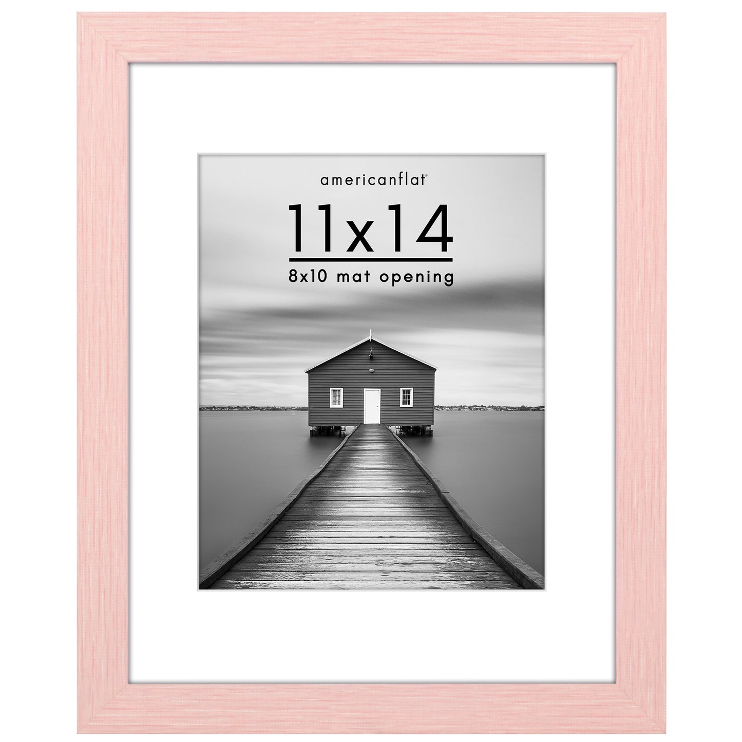 Picture Frame | Wide Molding | Included Mat | Shatter-Resistant Glass | Wall Decor