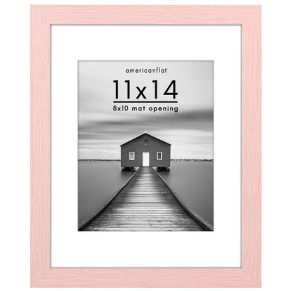 Picture Frame | Wide Molding | Included Mat | Shatter-Resistant Glass | Wall Decor