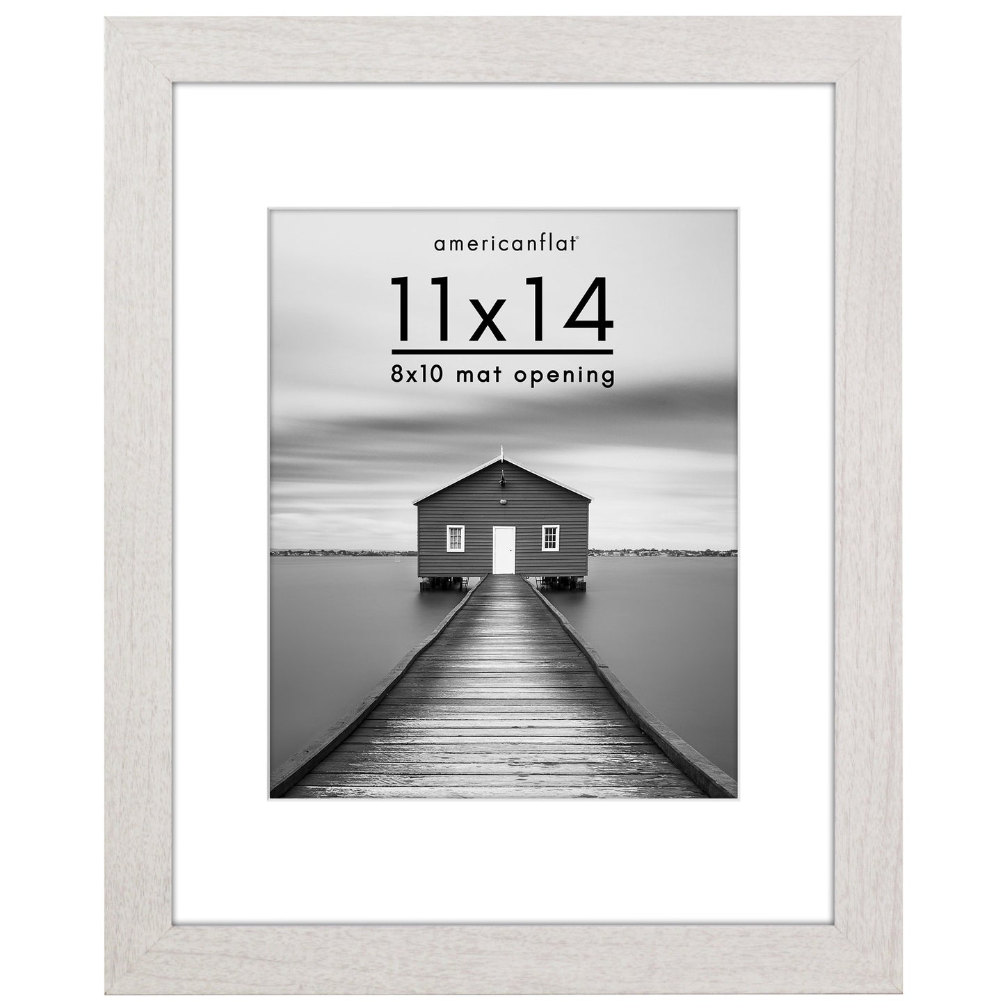 Picture Frame | Wide Molding | Included Mat | Shatter-Resistant Glass | Wall Decor