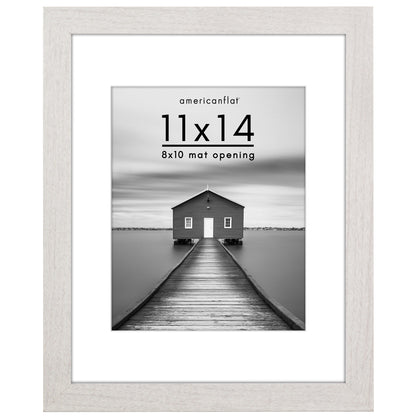Picture Frame | Wide Molding | Included Mat | Shatter-Resistant Glass | Wall Decor