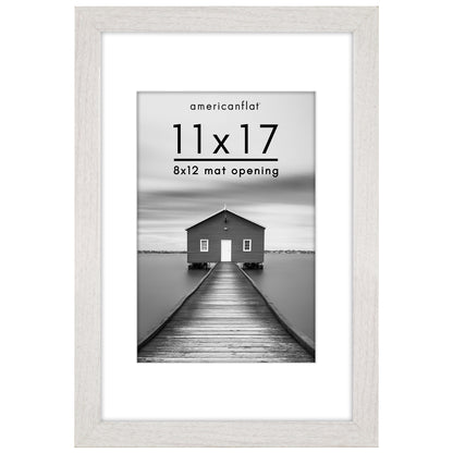 Picture Frame | Wide Molding | Included Mat | Shatter-Resistant Glass | Wall Decor