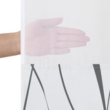 Americanflat 72x75 Hookless Shower Curtain - Gray Abstract Curve Lines Shower Curtain with Sheer Panel, Snap-In Liner, and Grommets - 100% Polyester