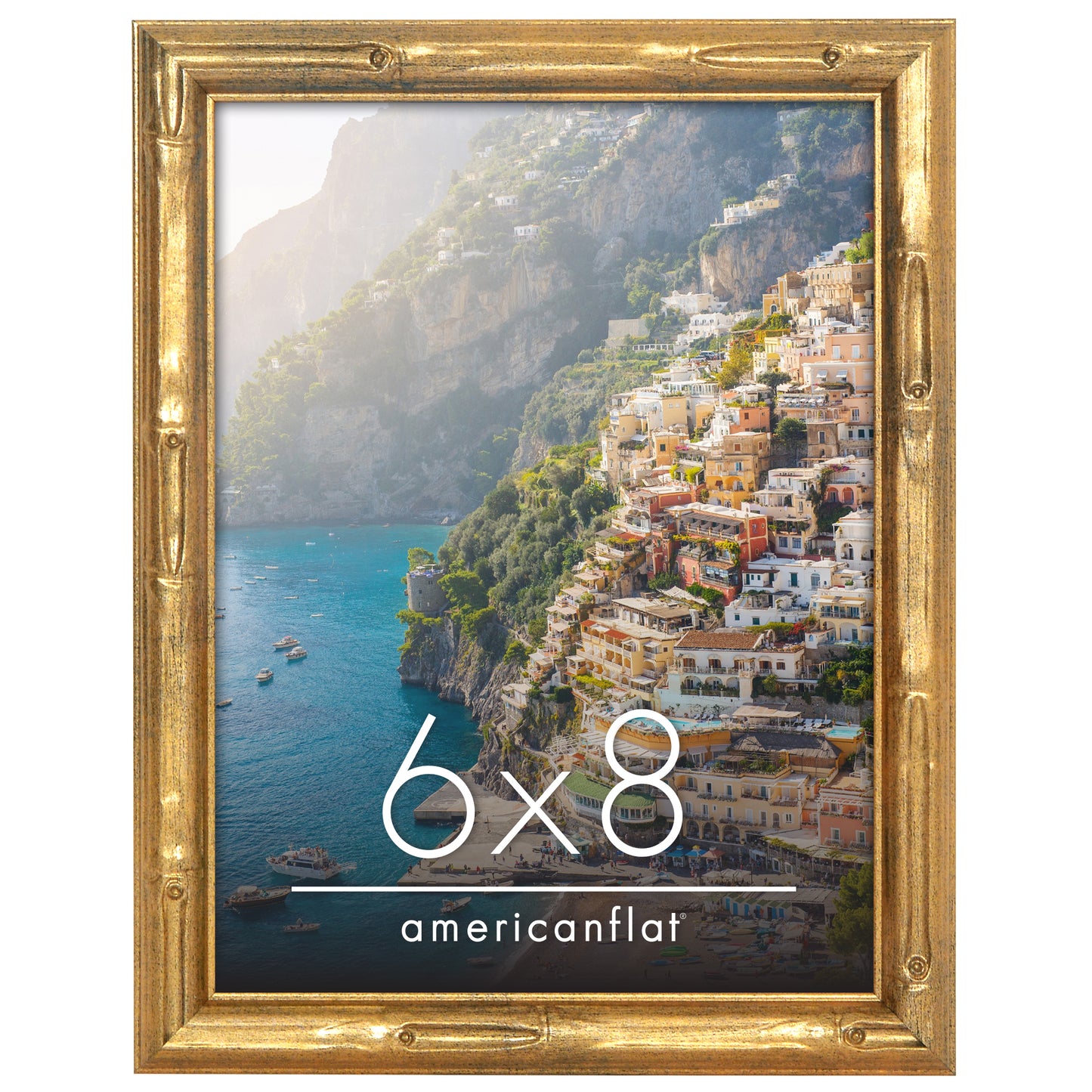 Bamboo-Style Occasion Frame | Bamboo Wood | With Mat | Modern - Premium Quality