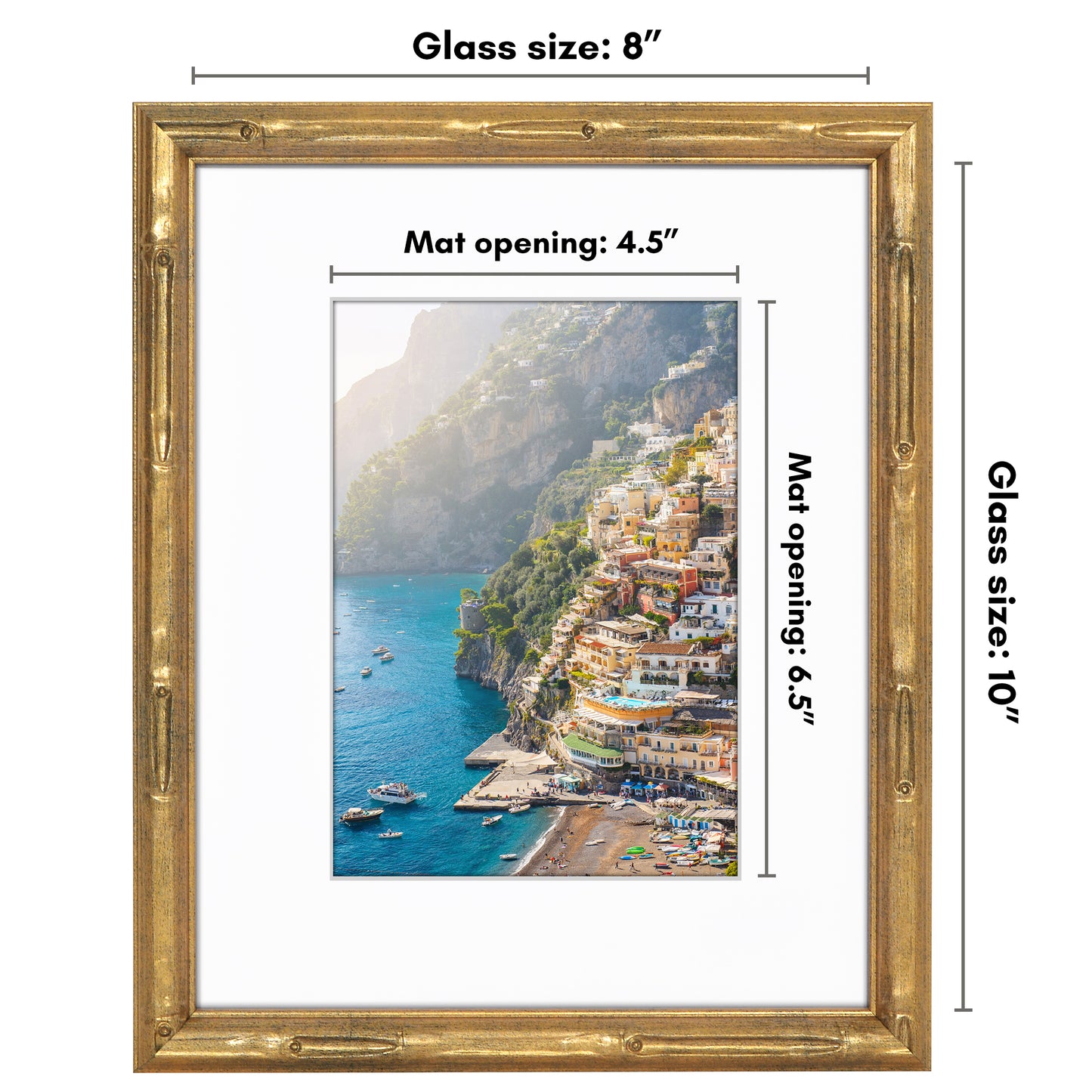 Bamboo-Style Occasion Frame | Bamboo Wood | With Mat | Modern - Premium Quality