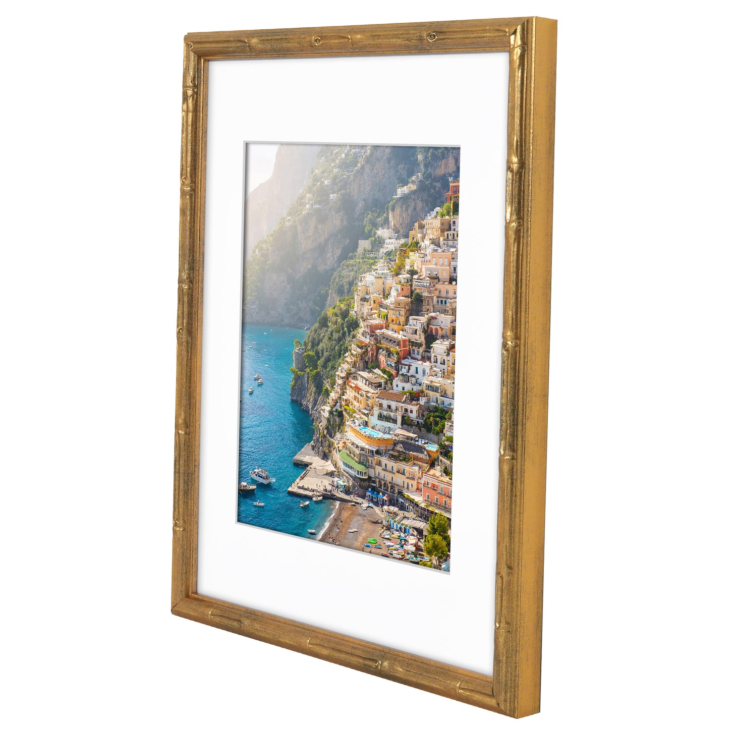 Bamboo-Style Occasion Frame | Bamboo Wood | With Mat | Modern - Premium Quality