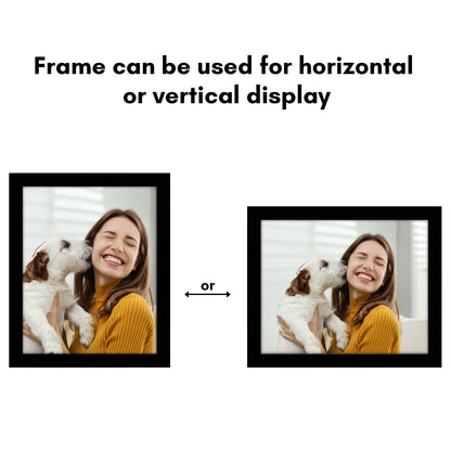 Wall Picture Frame | Contemporary Style | Protective Glass | Easy Mount Display