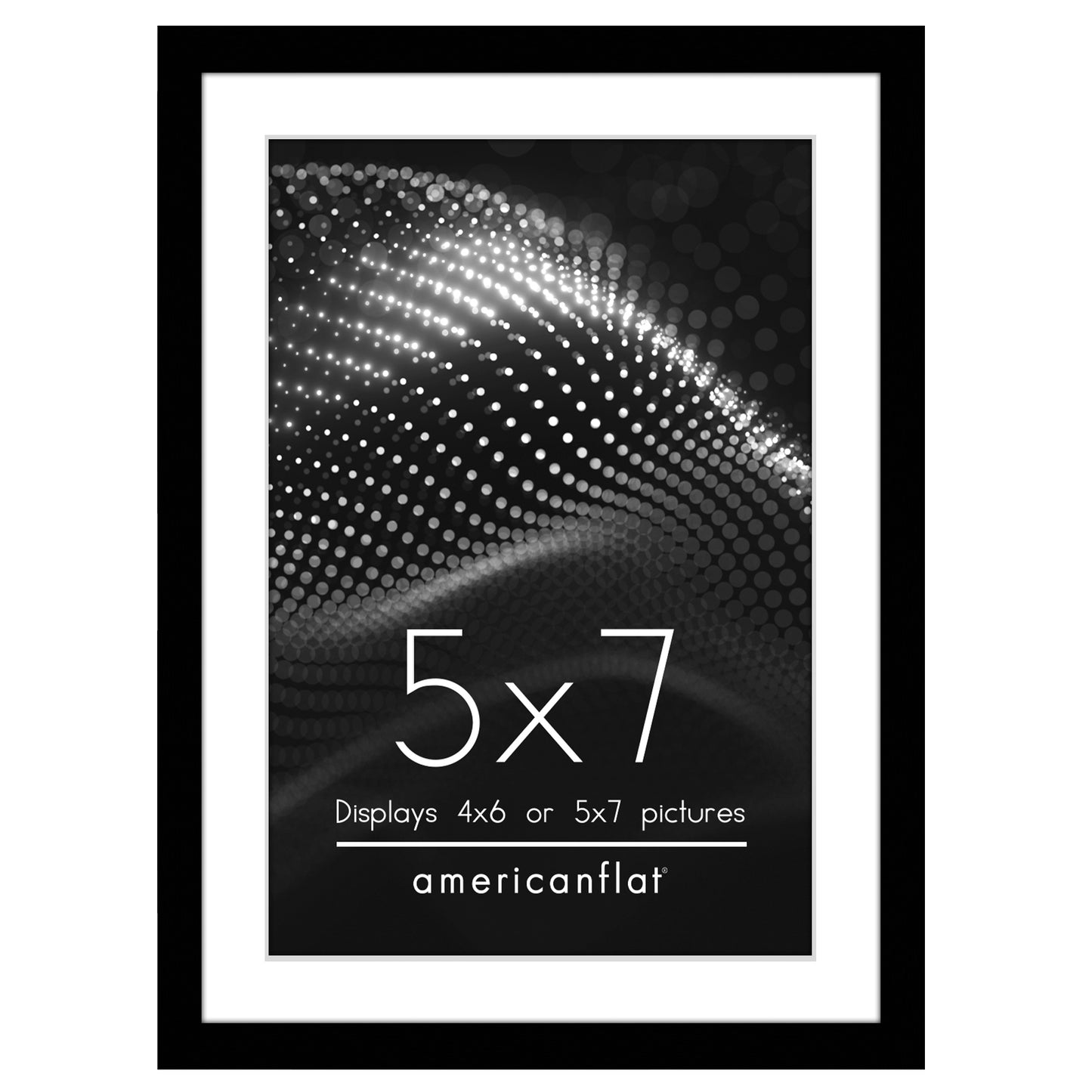 Picture Frame with Mat | Modern Style | Shatter-Resistant Glass | Wall Display
