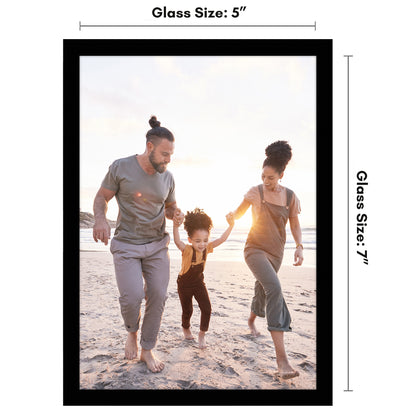 Wall Picture Frame | Contemporary Style | Protective Glass | Easy Mount Display
