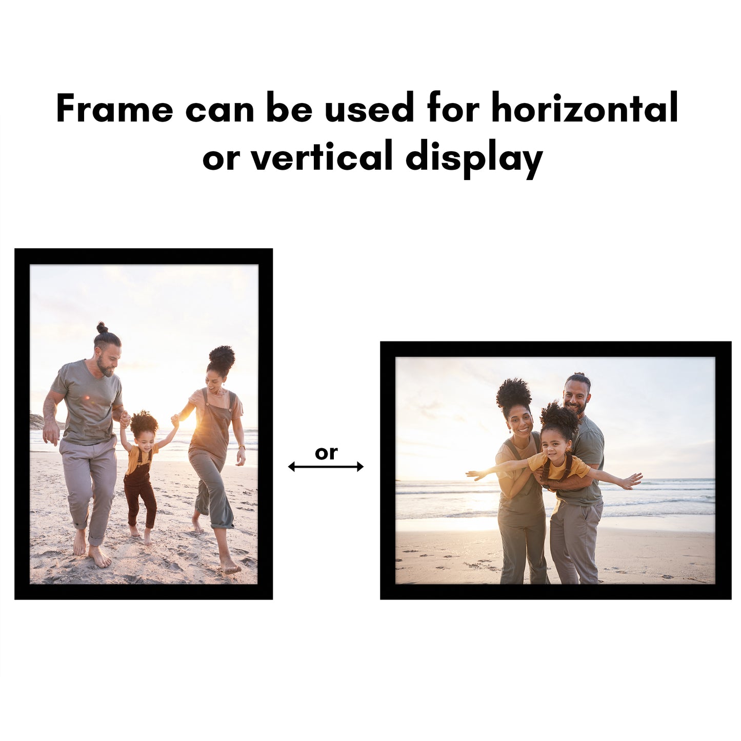 Wall Picture Frame | Contemporary Style | Protective Glass | Easy Mount Display