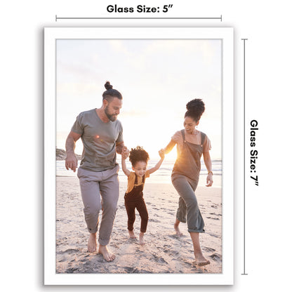 Wall Picture Frame | Contemporary Style | Protective Glass | Easy Mount Display