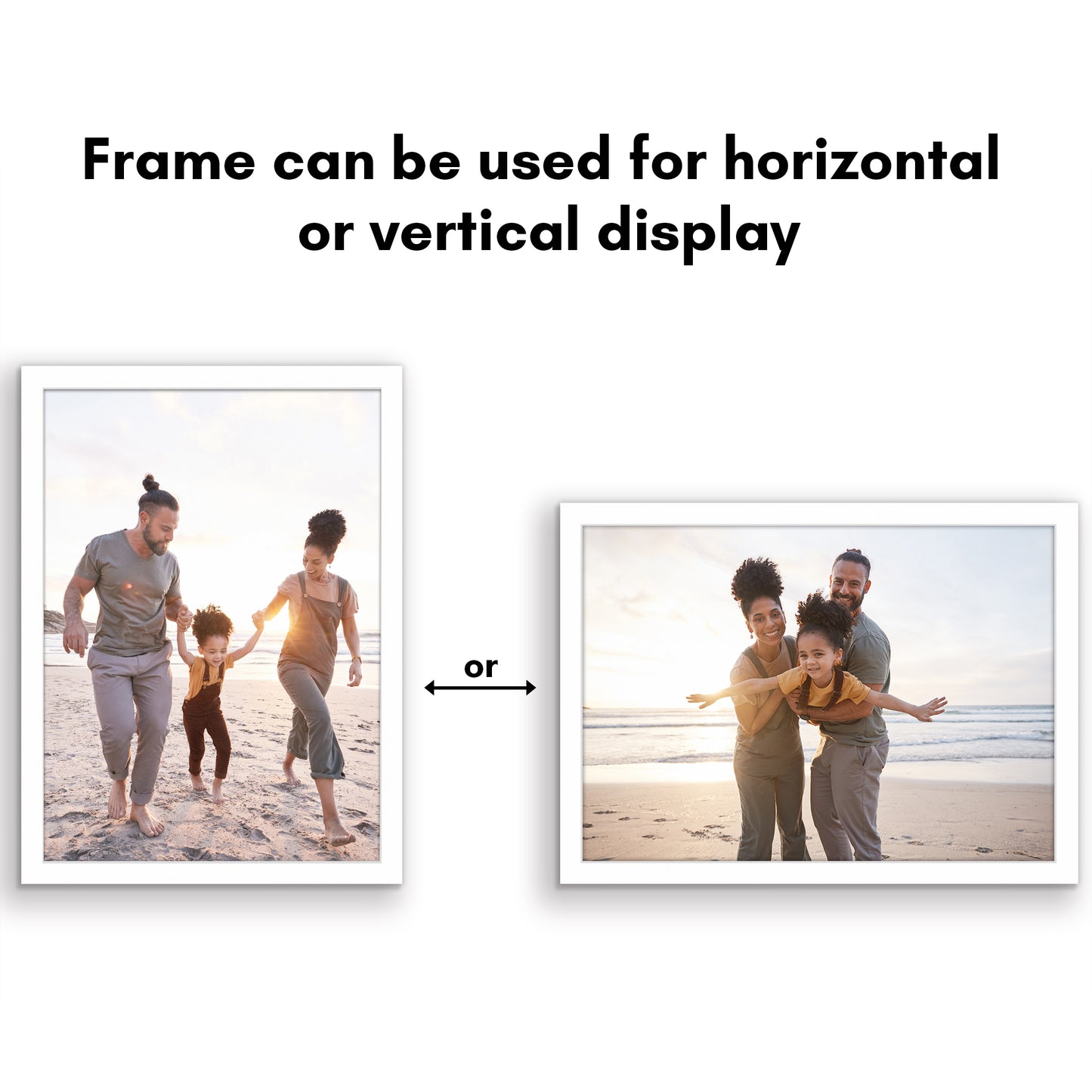 Wall Picture Frame | Contemporary Style | Protective Glass | Easy Mount Display