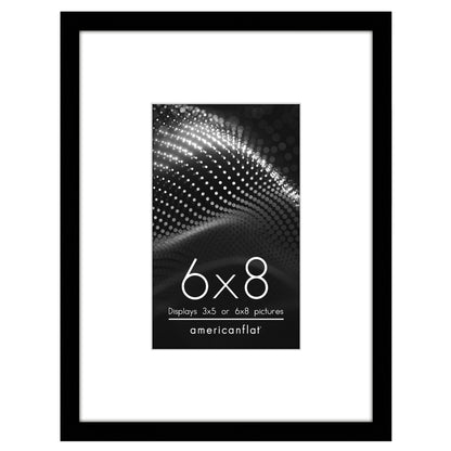 Picture Frame with Mat | Modern Style | Shatter-Resistant Glass | Wall Display